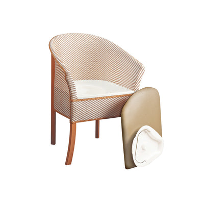 Derby Basketweave Commode Chair